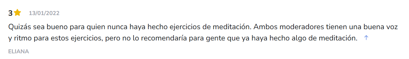 Reseña intermedia que lo ve menos útil para avanzados